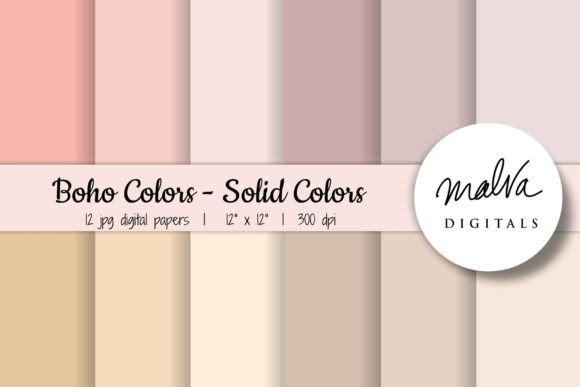 Download Pastel Boho Solid Colors - Color Collection