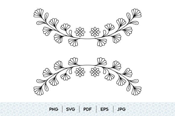 Download Floral Frame Border SVG | Decorative Bot - Flora Collection
