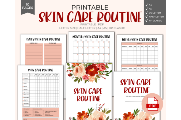 Download Skincare Planner Printable - Skincare Collection