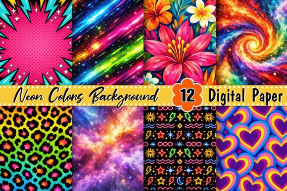 Download Neon Colors Background - Color Collection