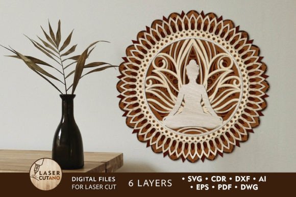 Download Mandala BUDDHA, Lotus, Yogi - Mandala Collection