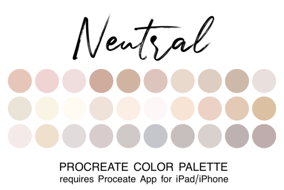 Download Neutral Procreate Color Palette - Premium Resources