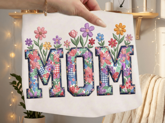 Download MOM Floral Patchwork Mother's Day Png - Flora Collection