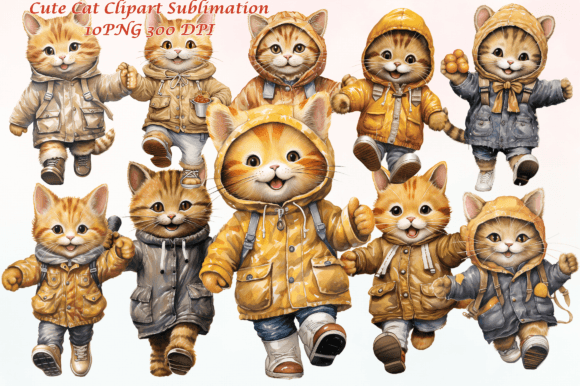 Download Autumn Cat Water Color - Color Collection