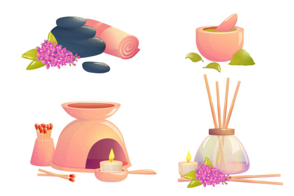 Download Aromatherapy Clipart | Cartoon Vector - Aroma Collection