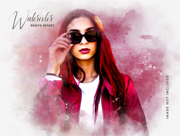 Download Watercolor Photo Effect Template - Color Collection