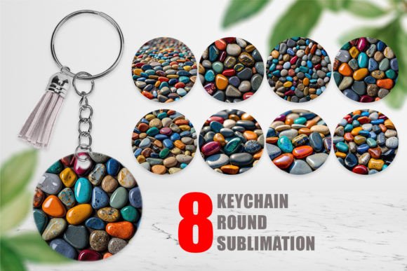 Download Keychain Colorful Stones - Color Collection