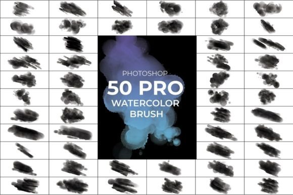 Download Pro Watercolor Photoshop Brush - Color Collection