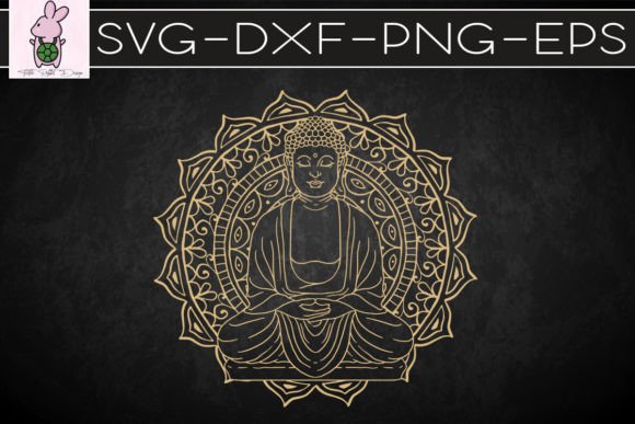 Download Buddha Meditated Mandala SVG - Mandala Collection