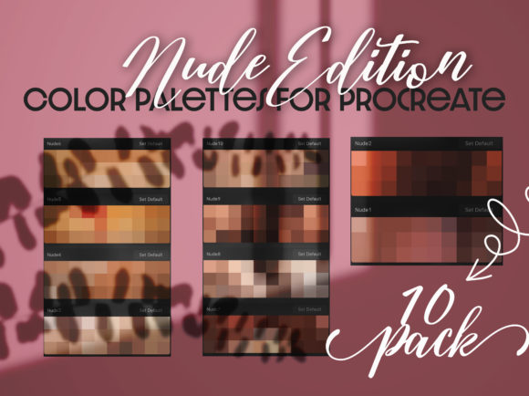 Download Nude Skin Color Palette for Procreate - Color Collection