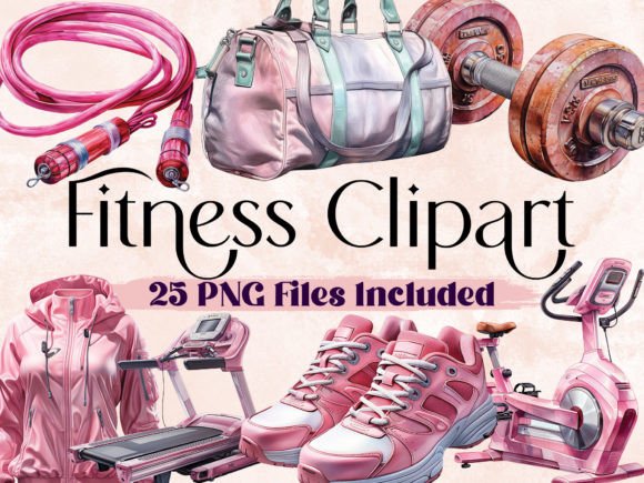 Download Fitness Watercolor Clipart PNG - Color Collection