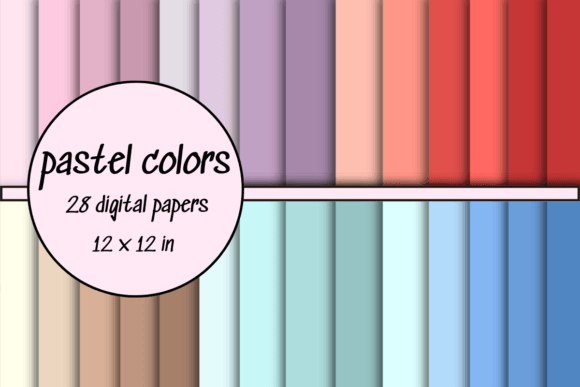 Download Pastel Colors Digital Backgrouds - Color Collection