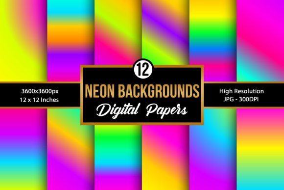 Download Neon Colors Gradient Background Papers - Color Collection