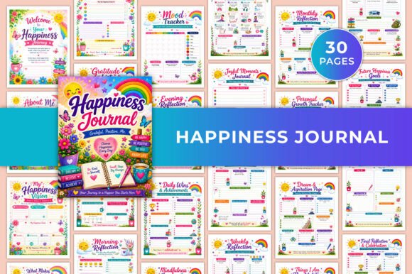 Download Happiness Journal KDP Graphic - Happiness Collection
