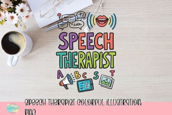 Download Speech Therapist Colorful Illustration PNG - Color Collection