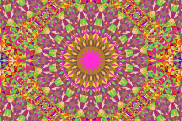 Download Abstract Triangle Mandala Background - Mandala Collection