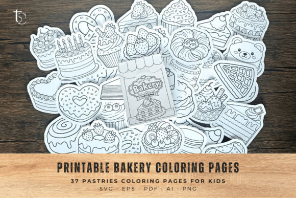 Download Printable Bakery Coloring Pages for Kids - Color Collection